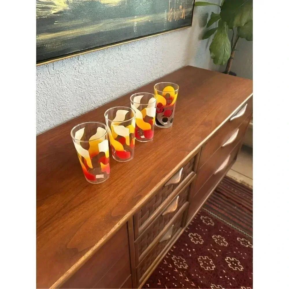 Tea glasses Retro Flames - Picture 2 of 2